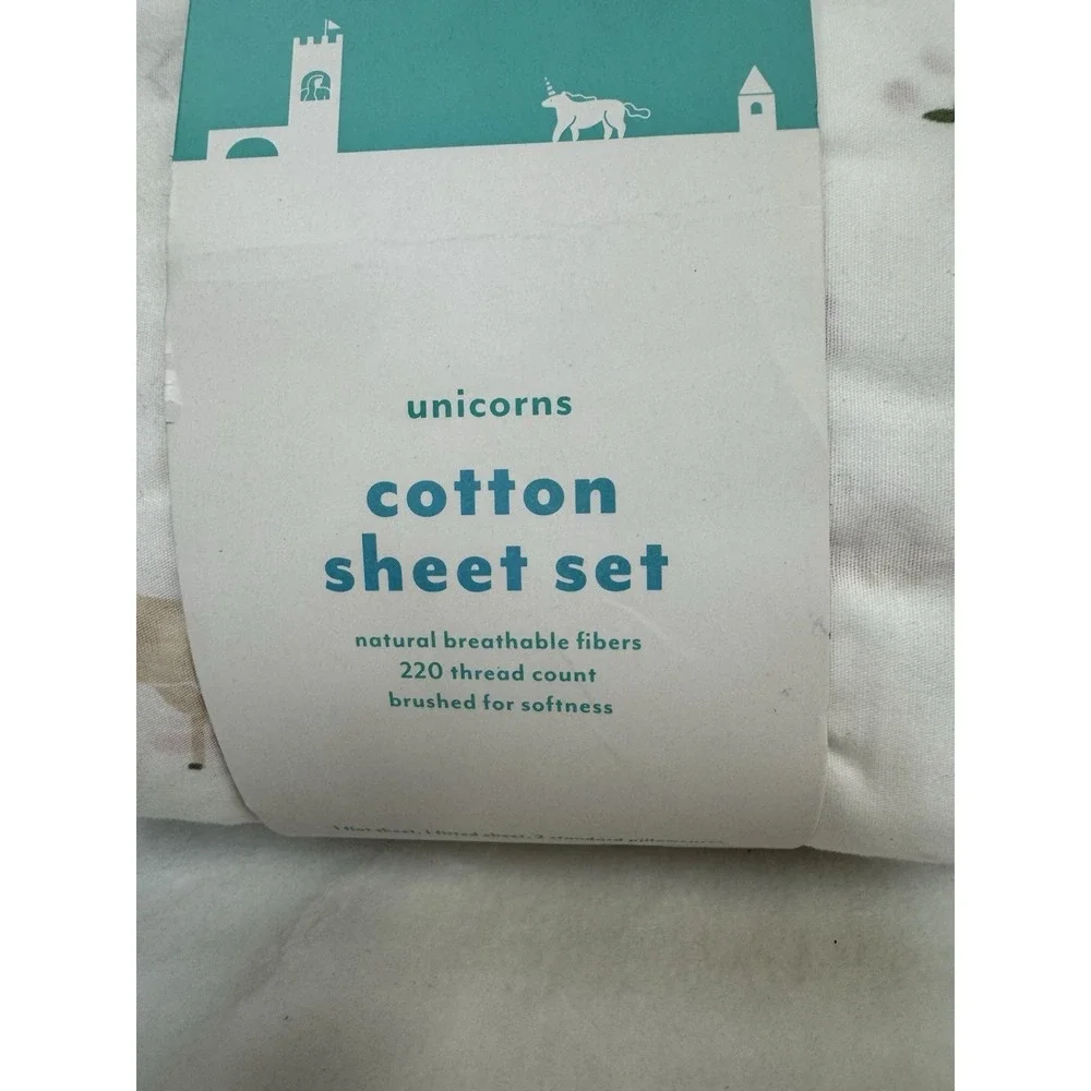 FULL Unicorn 100% Cotton Kids' Sheet Set - Pillowfort